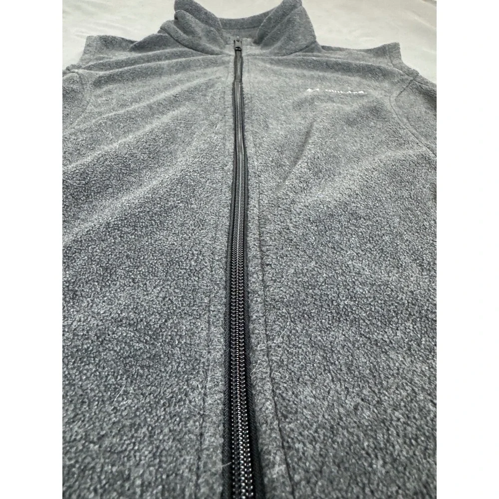 Columbia Sawyer Rapids 2.0 Fleece Vest Gray XL6953 Full Zip Mock Neck Womens XL